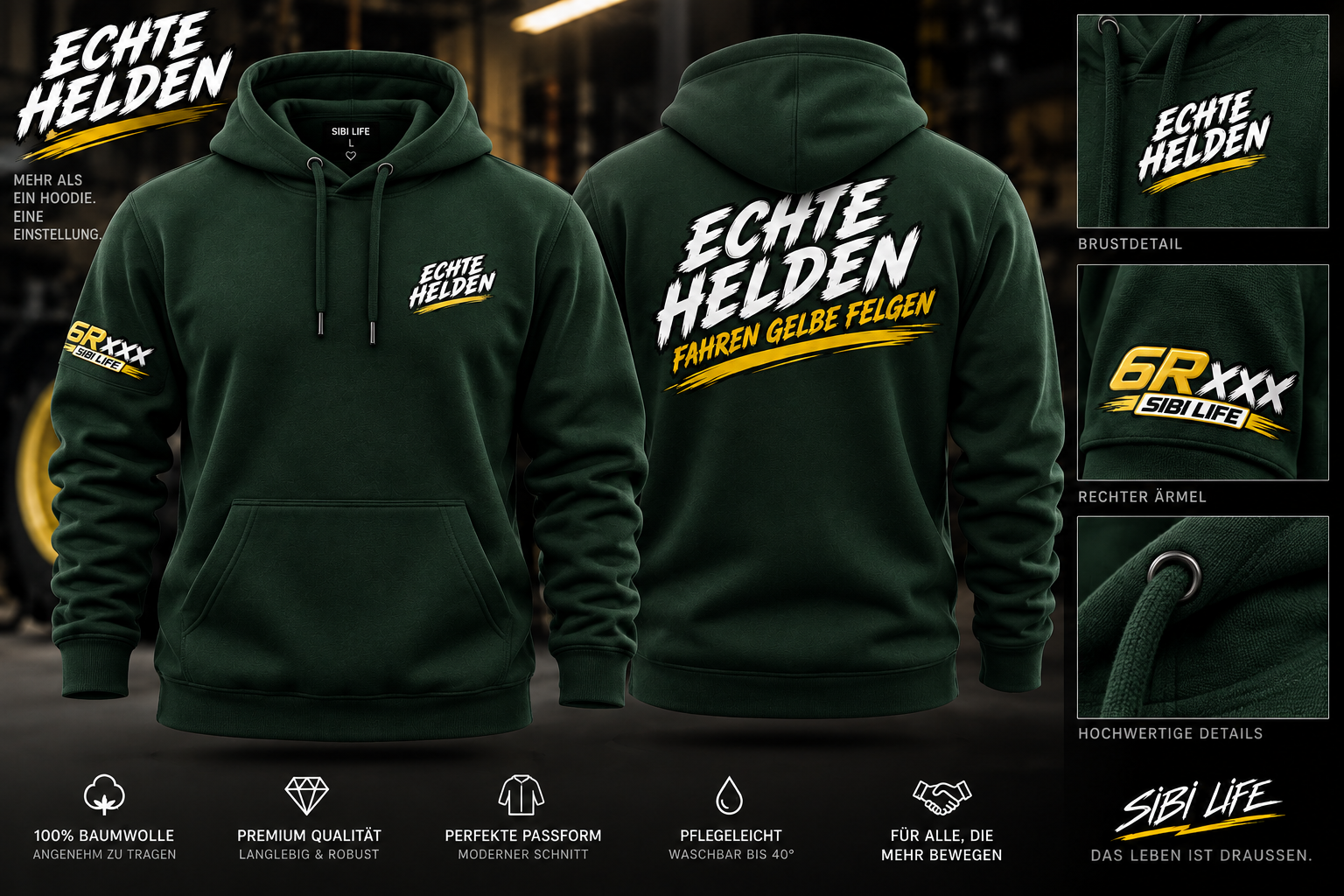ECHTE HELDEN – Hoodie