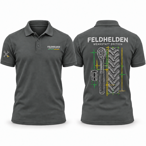FELDHELDEN Werkstatt Edition – Poloshirt